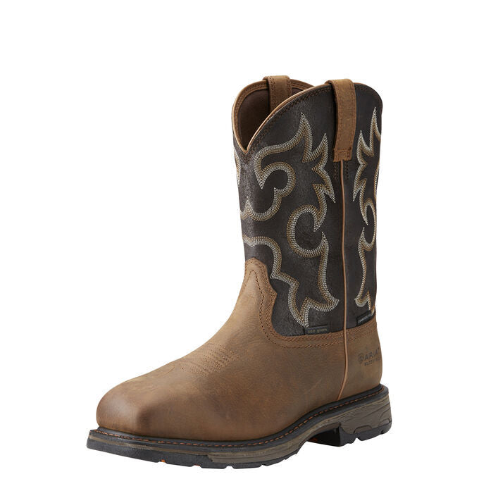 Toes With Rye Ariat Men's WorkHog Rye Brown/ Coffee Comp Toe Insulated 400 G โ Centre ...